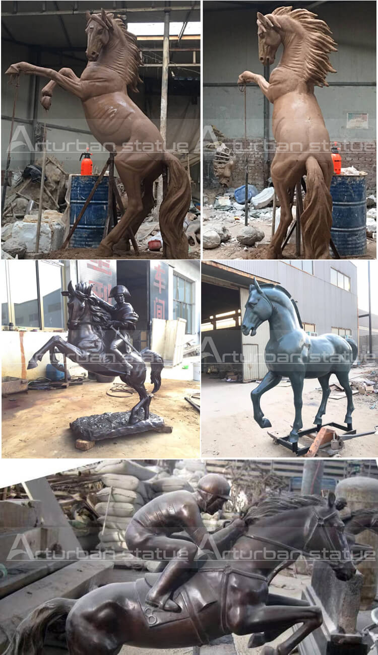 projec cases of horse statue