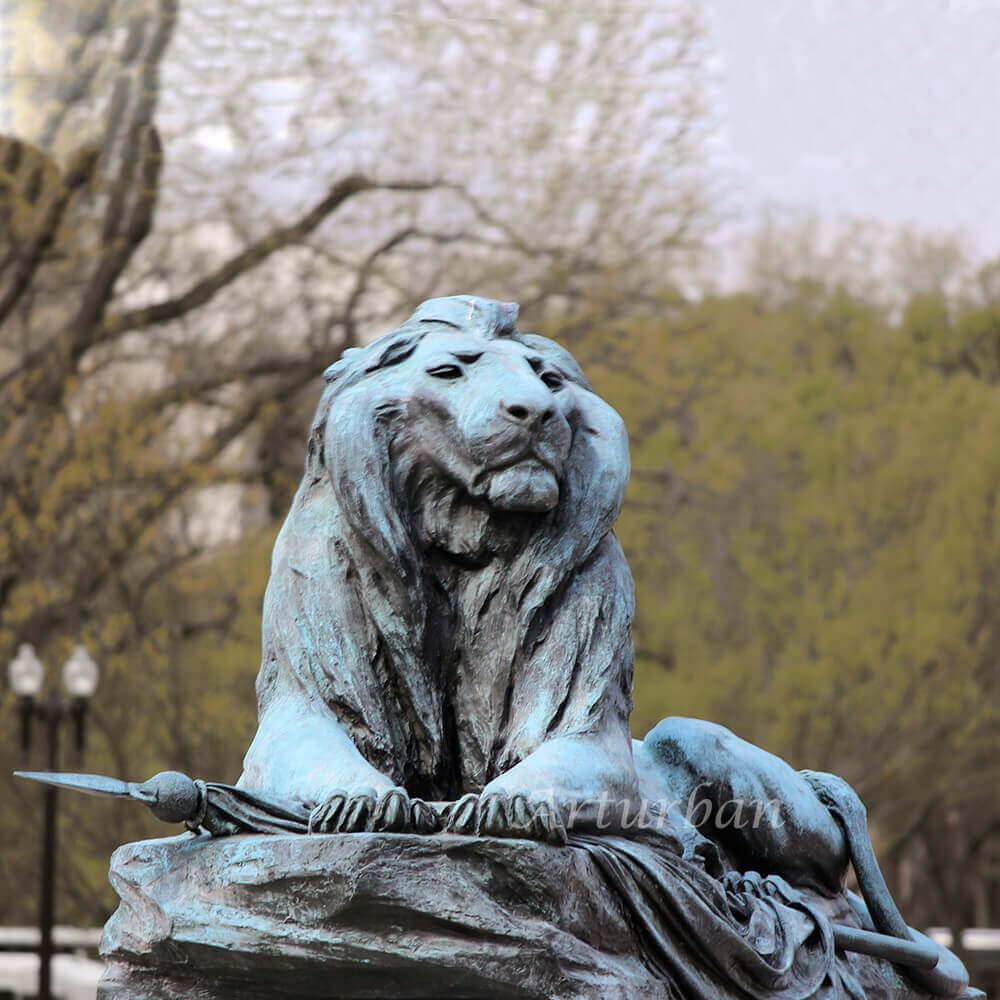 Large Lion Statue