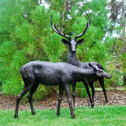 stag statue