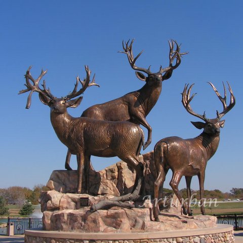 stag statue