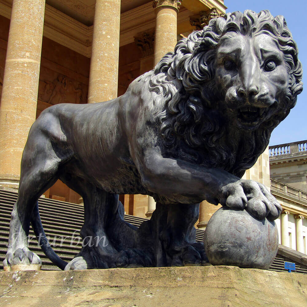 Lion Statues for Front Porch