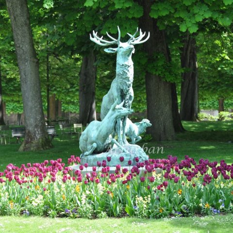 stag statue