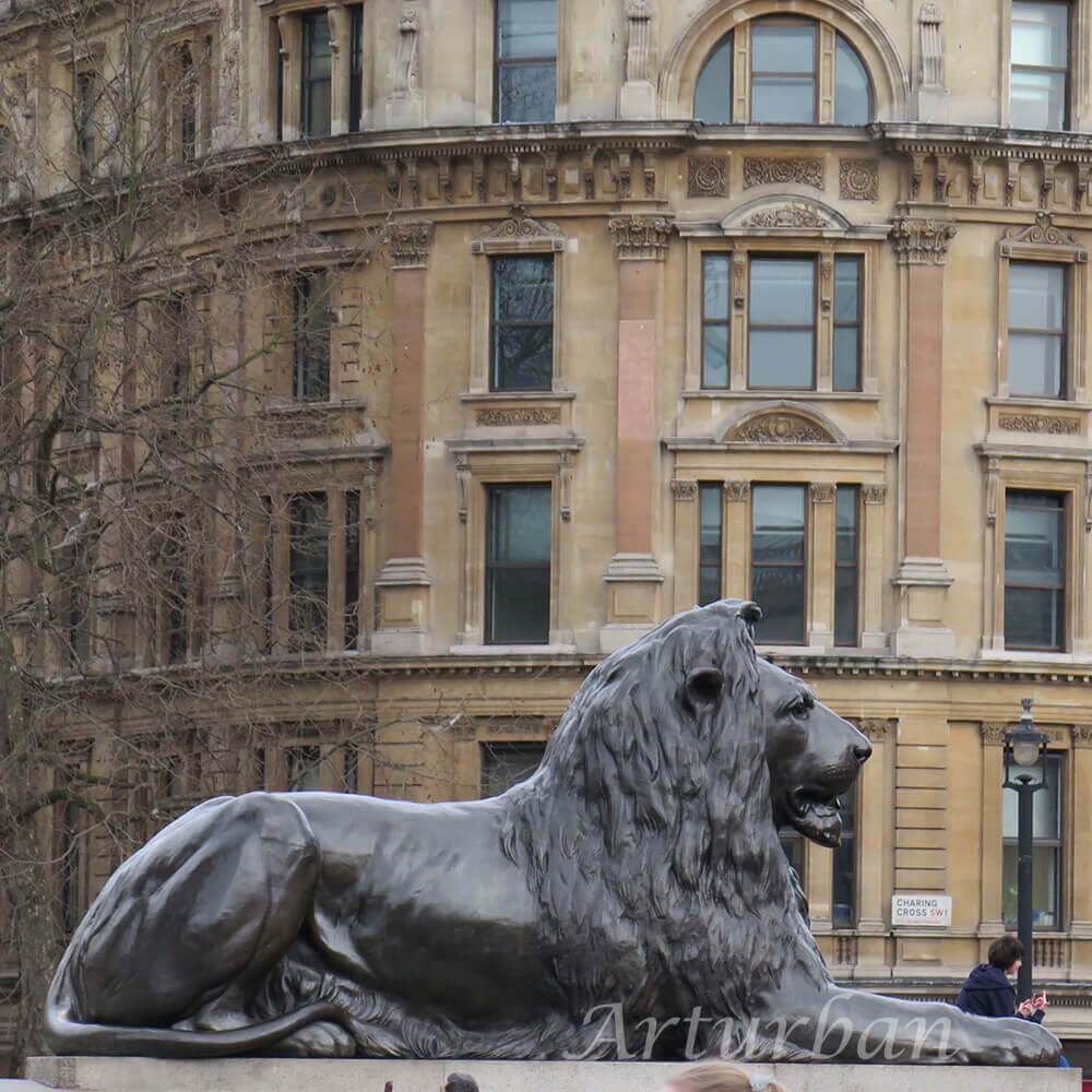 bronze lion sculptures for sale