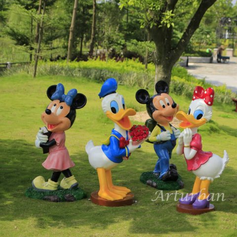 mickey mouse statue