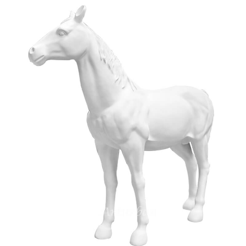 white horse statue