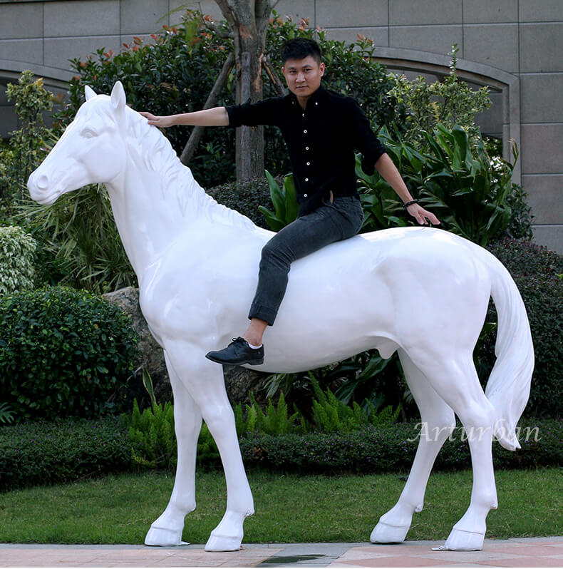 life size fiberglass horse for sale