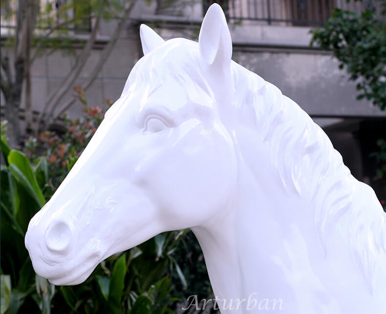 life size fiberglass horse