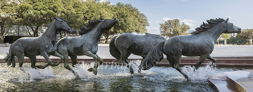 horse fountain