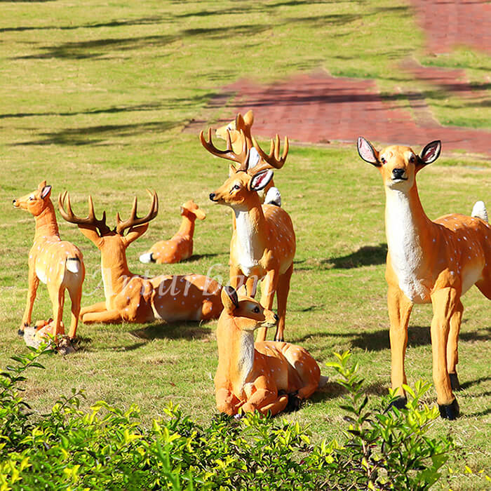 deer garden statue