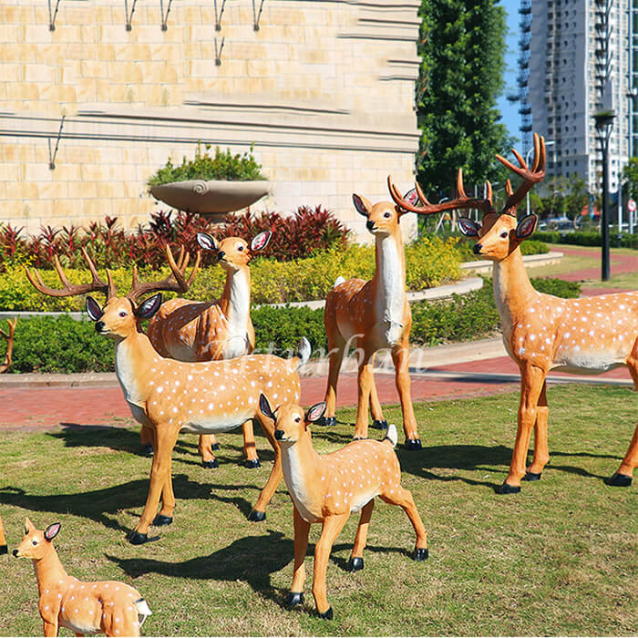 deer garden statue