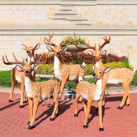 deer garden statue