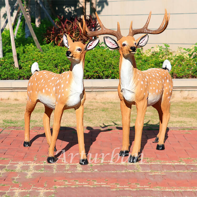 deer garden statue