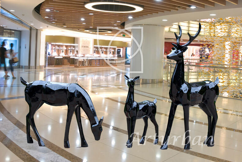 fiberglass deer statue