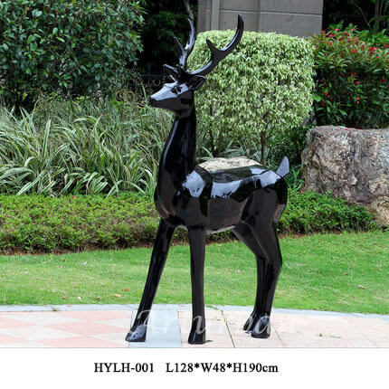 small deer statue