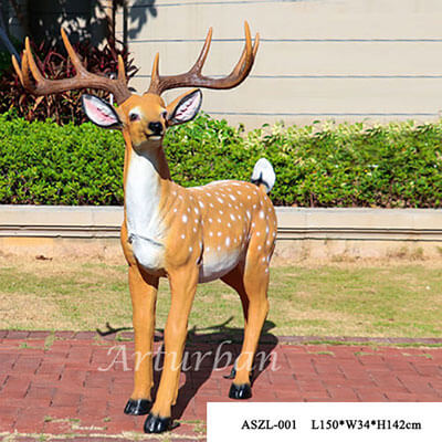 deer garden statue