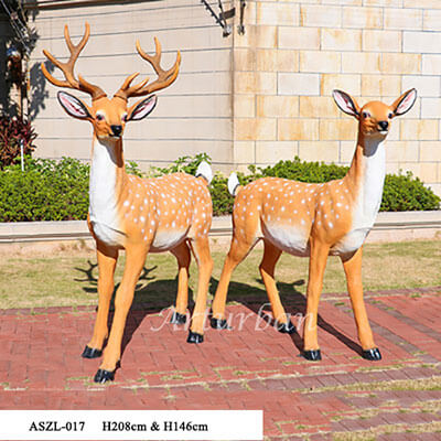 deer garden statue