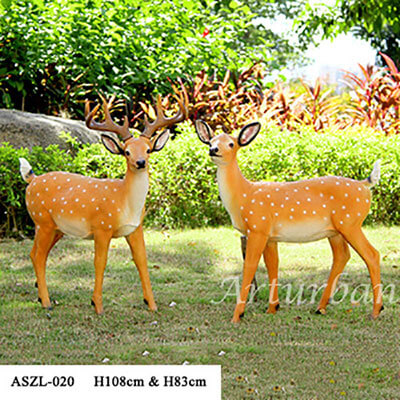 deer garden statue