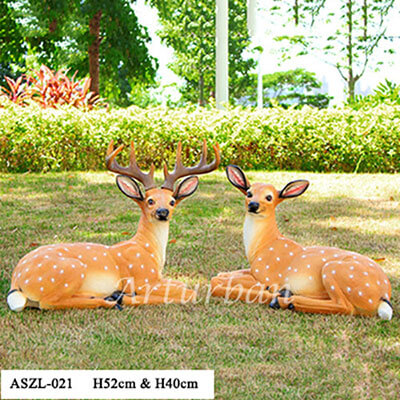 deer garden statue