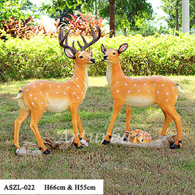 deer garden statue