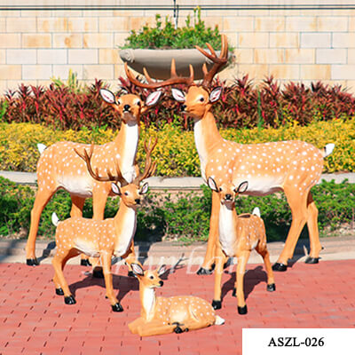 deer garden statue