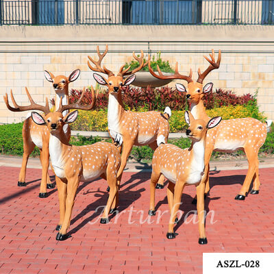 deer garden statue