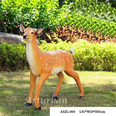 deer garden statue