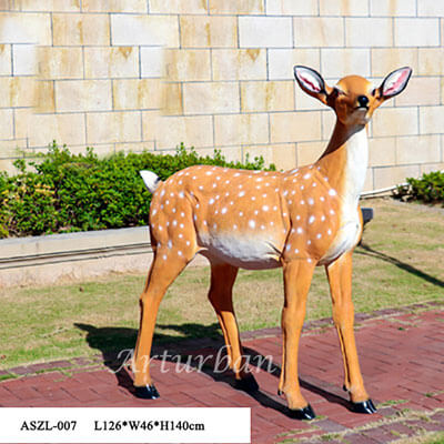 deer garden statue