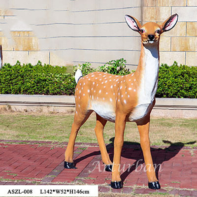 deer garden statue