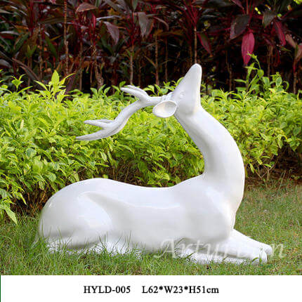 yard deer statues