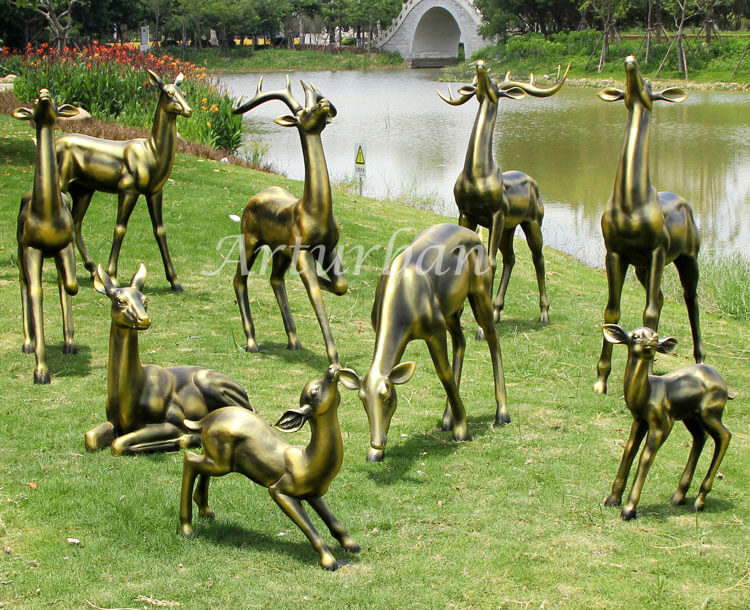 deer statue for garden