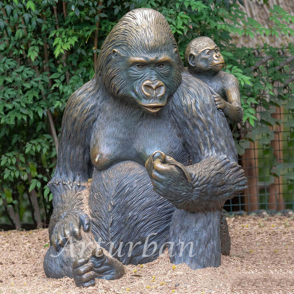 Life Size Gorilla Statue