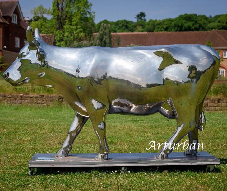 life size cow statue