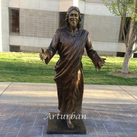 bronze jesus statue