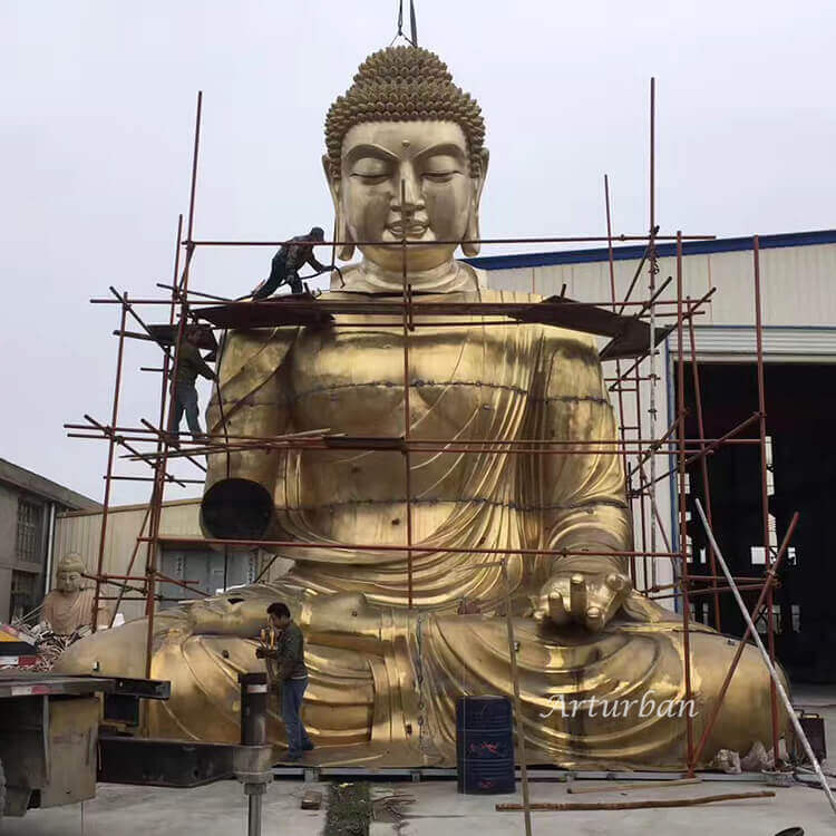 Large Bronze Seated Giant Buddha Statue for Sale