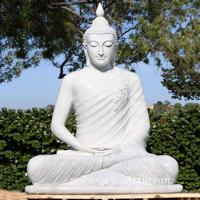 Meditating Buddha Garden Statue