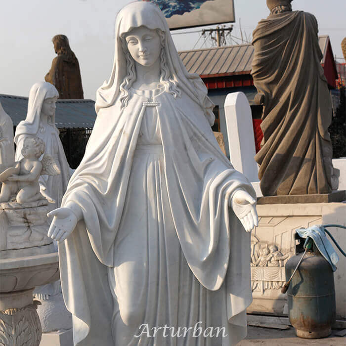 Blessed Virgin Mary Statue with Open Arms