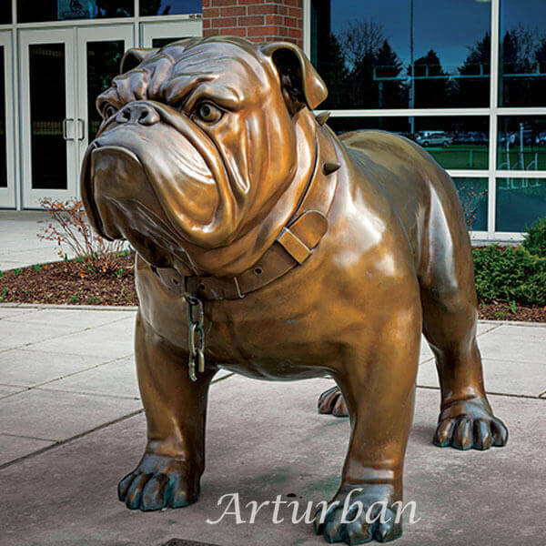 English Dog Statue