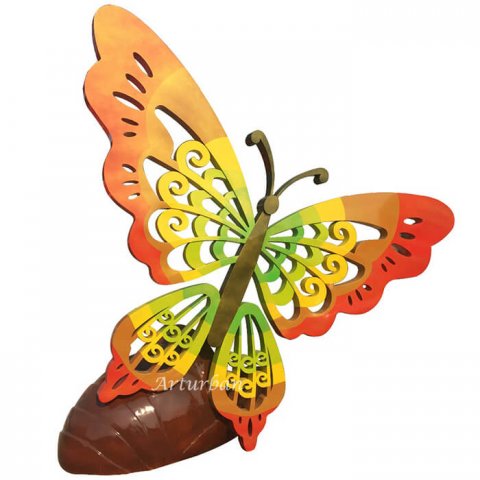 butterfly garden statue