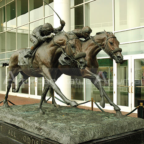 famous race horse statues