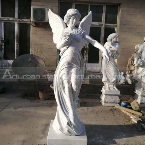 angel outdoor garden statue