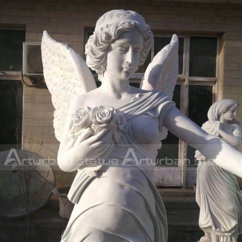 angel outdoor garden statue