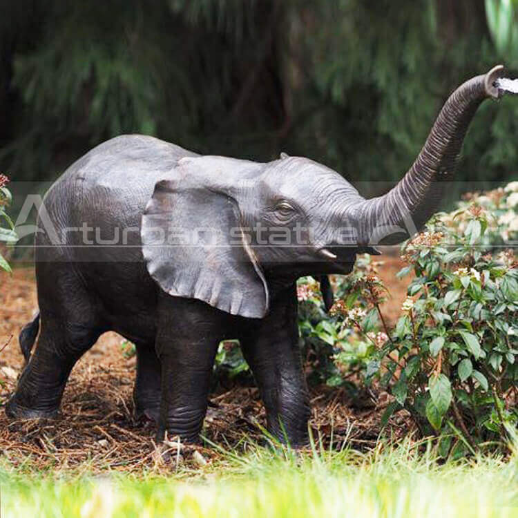 Bronze Elephant Fountain