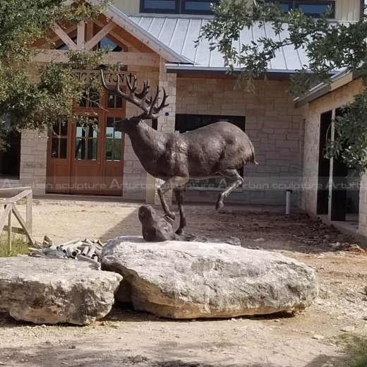 Bronze Elk Statue