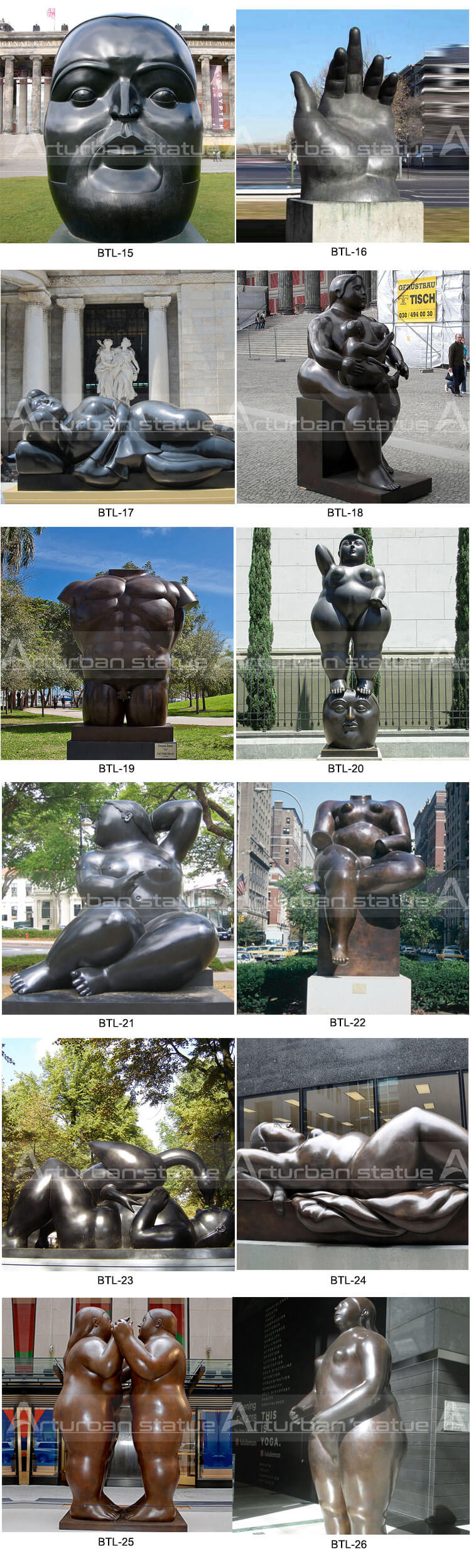 Fernando Botero sculpture