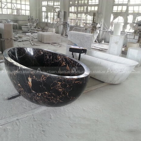 marble freestanding tub