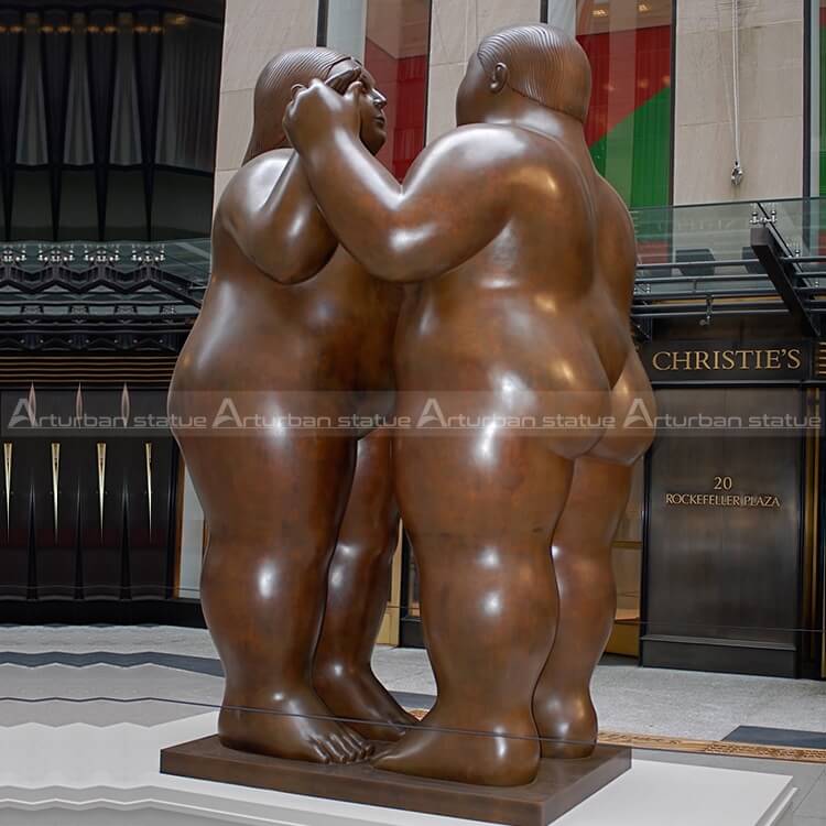 bronze fernando botero sculpture