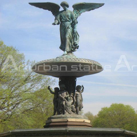 angel garden fountain