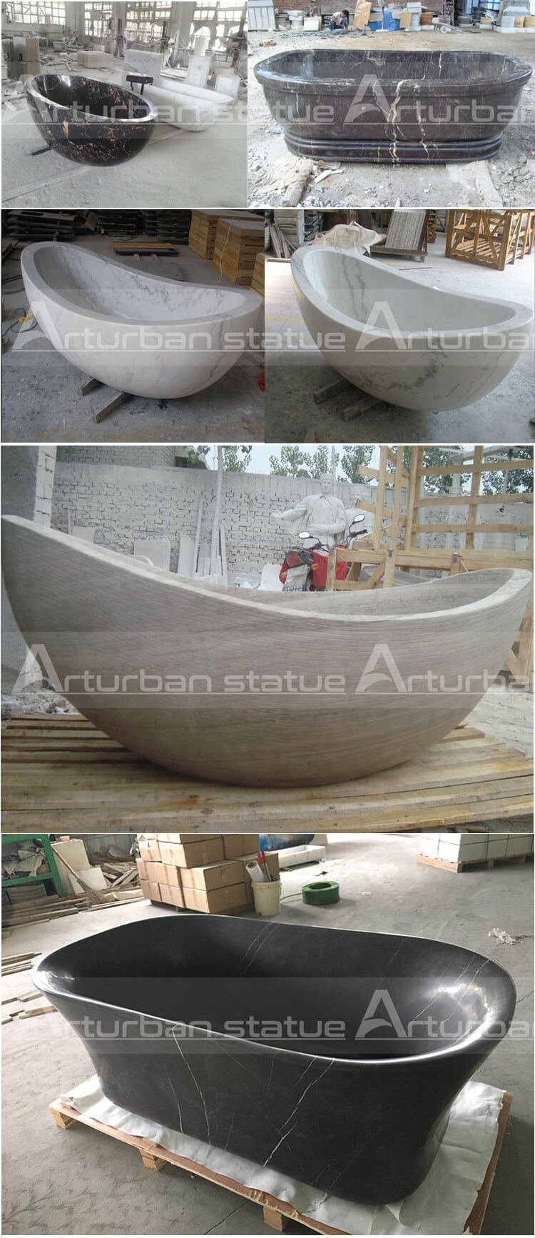 marble bathtub