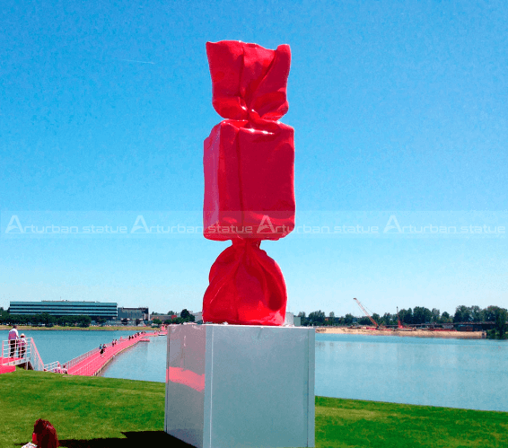 large candy sculpture