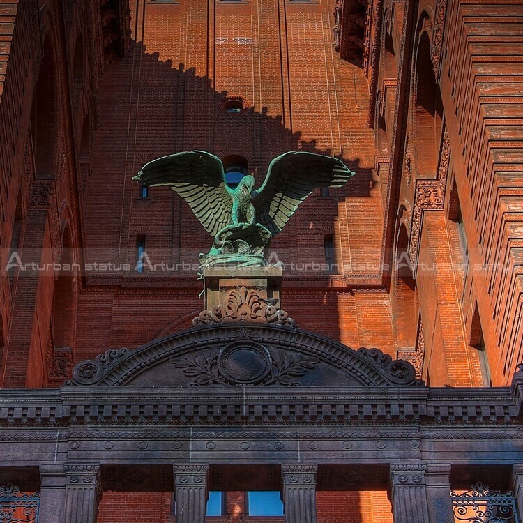 Antique Eagle Statue